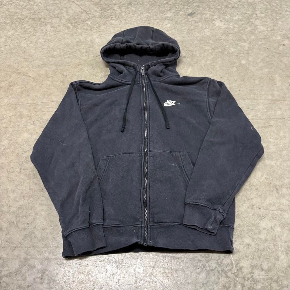 Nike Men's Black and Navy Hoodie